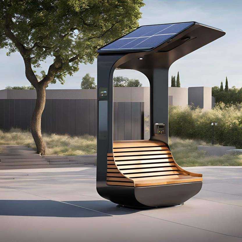 Solar smart bench